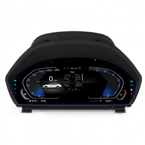 Erisin 12.3" LCD Display Dashboard Player Digital Gauge Cluster for BMW 3er F30/F31 F34 4er F32/F33/F36 Plug & Play 7 Theme 1920x720 HD Linux ES4803T