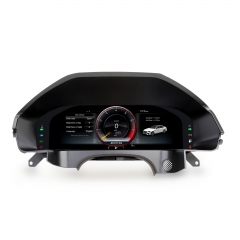 Erisin 12.3" LCD Display Dashboard Player Digital Gauge Cluster for Mercedes Benz E Class W212 2014-2015 Plug & Play 5 Theme 1920x720 Linux ES48E45T