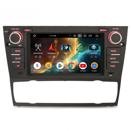 Erisin 8 Cœurs 4Go+64Go Android 16 Autoradio Navi pour BMW 3er E90 E91 E92 E93 M3 Wireless CarPlay Android Auto WiFi USB Bluetooth DSP DAB+ ES5567B