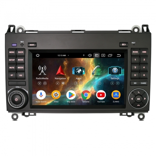 Erisin 8 Cœur 4+64Go Android 16 Autoradio GPS pour Mercedes A/B Classe W169 Sprinter Vito VW Crafter CarPlay Android Auto WiFi USB Bluetooth ES5572B