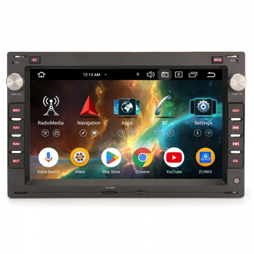 Erisin 8 Cœurs 64Go Android 16 Autoradio GPS pour VW Polo Passat Golf 4 Jetta T4 T5 Skoda SEAT LEON CarPlay Android Auto WiFi USB Bluetooth ES5509VB