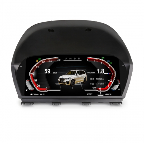 Erisin Car LCD Display Dashboard Digital Gauge Cluster 4 Core for BMW 1/2er F20/50/22/45 X1 F48/49 X2 F39 Plug&Play 5-UI 1920x720 HD 10" Linux ES4822B