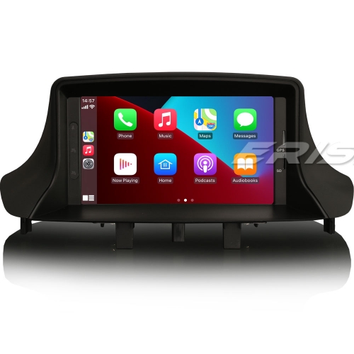 8-Core Android 14.0 IPS 4GB+64GB Car Stereo for Renault Megane Ⅲ Fluence CarPlay&Android Auto WiFi Canbus OBD2 Bluetooth TPMS DAB+ Navi 8-UI ES8937M