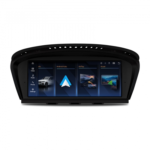 Erisin 8,8" Autoradio Linux pour BMW E60 E61 E63 E64 E90 E91 E92 E93 2005-2008 Navigateur CarPlay Android Auto Bluetooth USB iDrive DAB+ DVR ES2460C