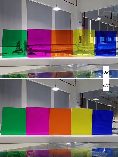 coloful smart film selfadhesive