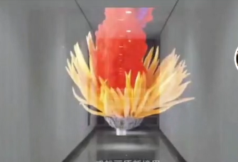 Holographic High transparent projection film