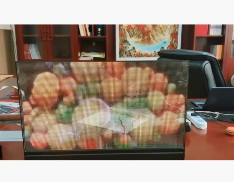 Clear LED advertising machine