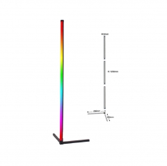 Smart Vertical Led Floor Lamp-     In 3 sections