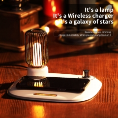 Fast Wireless Charger with Night Lamp