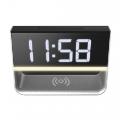 Wireless Charger Clock with Night Light