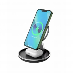 3 in 1 folding magnetic wireless charger