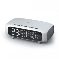 Wireless Charging Clock with Speaker