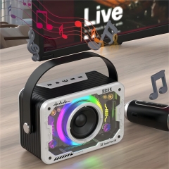 RGB Transparent Wireless Speaker with Microphone