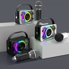RGB Transparent Wireless Speaker with Microphone