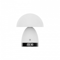 Mushroom Alarm Clock with Soft LED Lights