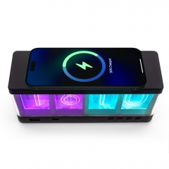 Ambient Fantastic Panel Alarm Clock With 15W Wireless Charger