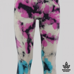 Move with Your Body High-Rise Yoga Tights in Graffiti Tie-Dye