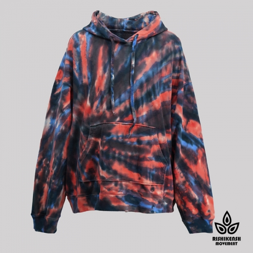 Out of Fire Tie-Dye Cotton Hoody