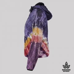 Dark Rainbow Tie-Dye Lightweight Jacket