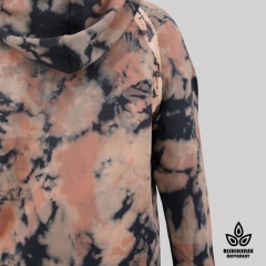 Tie-Dye Soft Long-Sleeve Zip-Up Hoodie