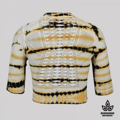 Black/ Yellow Amazing Tie-Dye Top