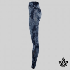 Underwater HIgh Waist Tights in Tie Dye Design