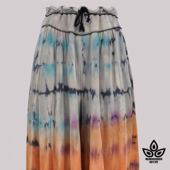 Model blend tie-dye high waist wide-leg pants