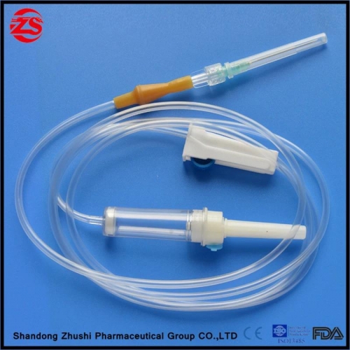 Disposable Infusion Set with Needle, Luer Slip/Luer Lock