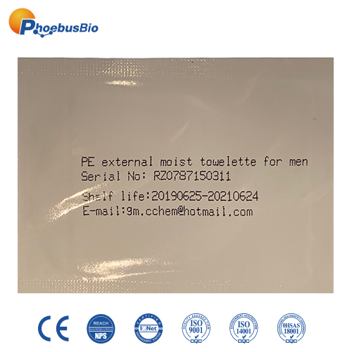 PE Moist Towelette for Men’s External Use