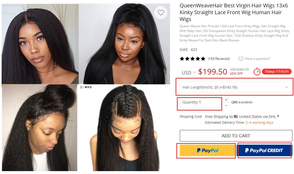 Queen Weave Hair How to Order