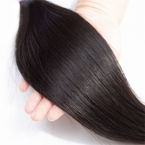 QueenWeaveHair 1 Bundle Brazilian Straight Human Hair Weave Hairstyles