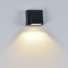 LED Outdoor Wall Sconce Lighting 1501A 3W IP54 Black