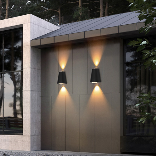 LED Outdoor Wall Light 1304 4*1W IP54 Black