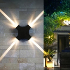 LED Outdoor Wall Light 1514 4*3W IP54 Black