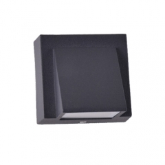 LED Outdoor Wall Light 1501A 3W IP54 Black