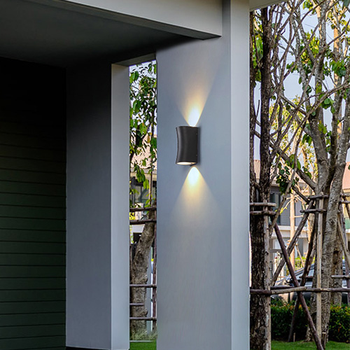 Outdoor LED Wall Light 1504 2*3W IP54 Black