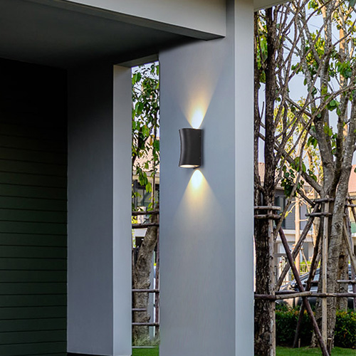 LED Outdoor Wall Light 1504 2*3W IP54 Black