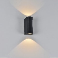 LED Outdoor Wall Light 1504 2*3W IP54 Black