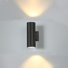 Modern LED Wall Lamp 6W IP65 Indoor Outdoor Aluminum Surface Mounted Cylinder