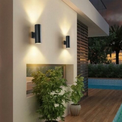 Modern LED Wall Lamp 6W IP65 Indoor Outdoor Aluminum Surface Mounted Cylinder