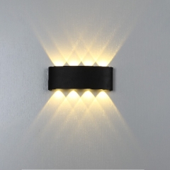 2/4/6/8/10/12W LED Arc Wall Lamp Indoor Outdoor IP65 Waterproof Porch Light-9603