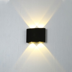 2/4/6/8/10/12W LED Arc Wall Lamp Indoor Outdoor IP65 Waterproof Porch Light-9603