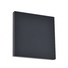 LED Outdoor Wall light/Garden Light Square Round 35x0.2W IP54 Black