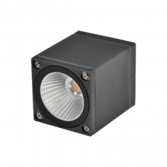 LED Outdoor Wall light/Garden Light Square Round 5W IP54 Black