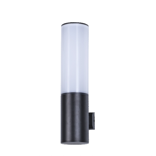 LED Outdoor Wall Lighting Cylinder Tube Round 5W 2x5W IP54 Black