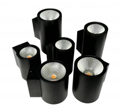 LED Outdoor Wall Light Fixtures, Exterior Waterproof IP54 Black