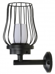 LED Outdoor wall light/ birdcage design IP54Black