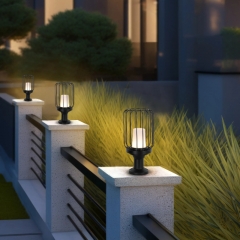 LED Outdoor lawn light/Aluminum +PC+Iron/IP65 Black