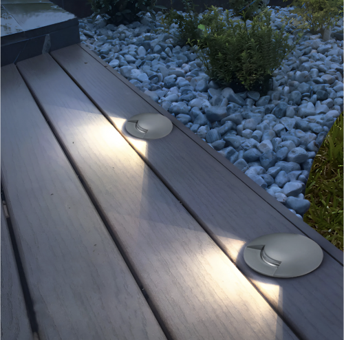LED Outdoor Inground light/Sand Black, IP65 Weatherproof, Energy Efficient for Garden Pathways