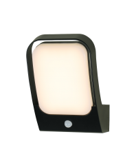 LED Outdoor Waterproof Motion Sensor Wall light/ IP54 Black